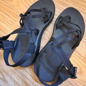 Chaco ZX2 Classic Sandals women's sz 8 black strappy adjustable hiking outdoor